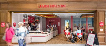 La Tarte Tropézienne® et ses douceurs de Saint-Tropez au Terminal 1 de l'aéroport de Nice en zone publique